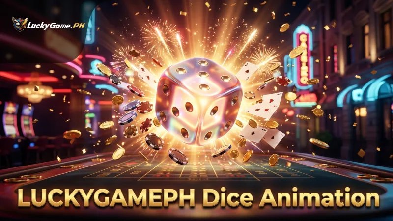 Comparison of dice roll animation in online Color Game PH