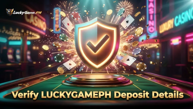 Secure your funds by verifying payment details before confirming any LUCKYGAMEPH deposit.