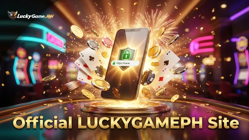 Verify the official LUCKYGAMEPH website using secure HTTPS markers.