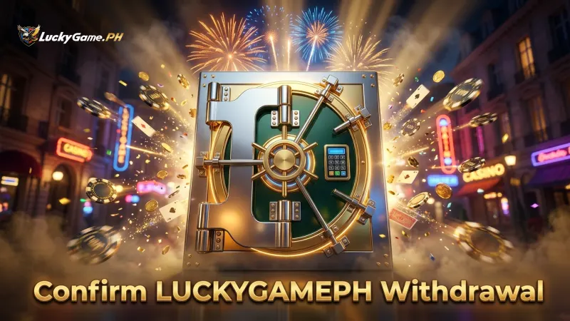 Carefully review all transaction details before confirming your LUCKYGAMEPH withdrawal request.